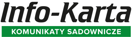 Info-Karta komunikaty sadownicze